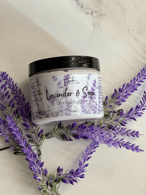 Body Butter Lavender & Sage Brooke's Bath Shop
