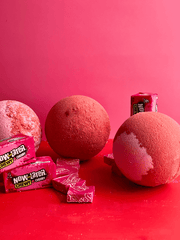 Cherry Now and Later Bath Bombs Brooke's Bath Shop